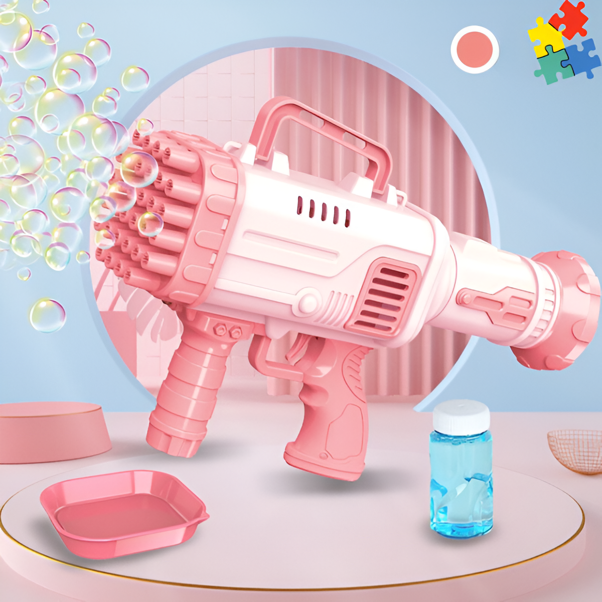 Pistola de Burbujas